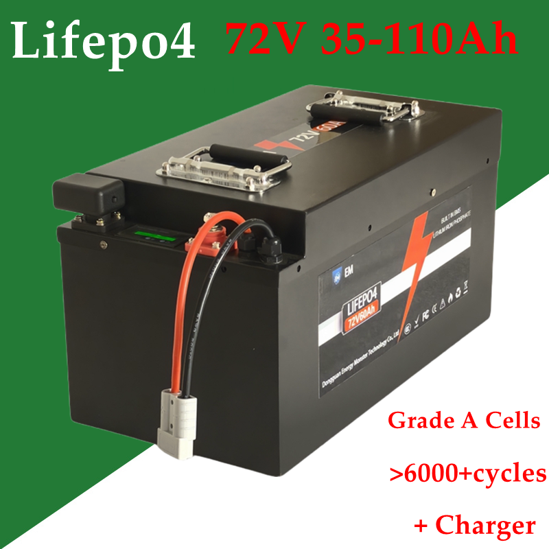 Batterie au Lithium 72V 35ah 4 - 72V 60Ah Lifepo4 Battery Pack avis et prix