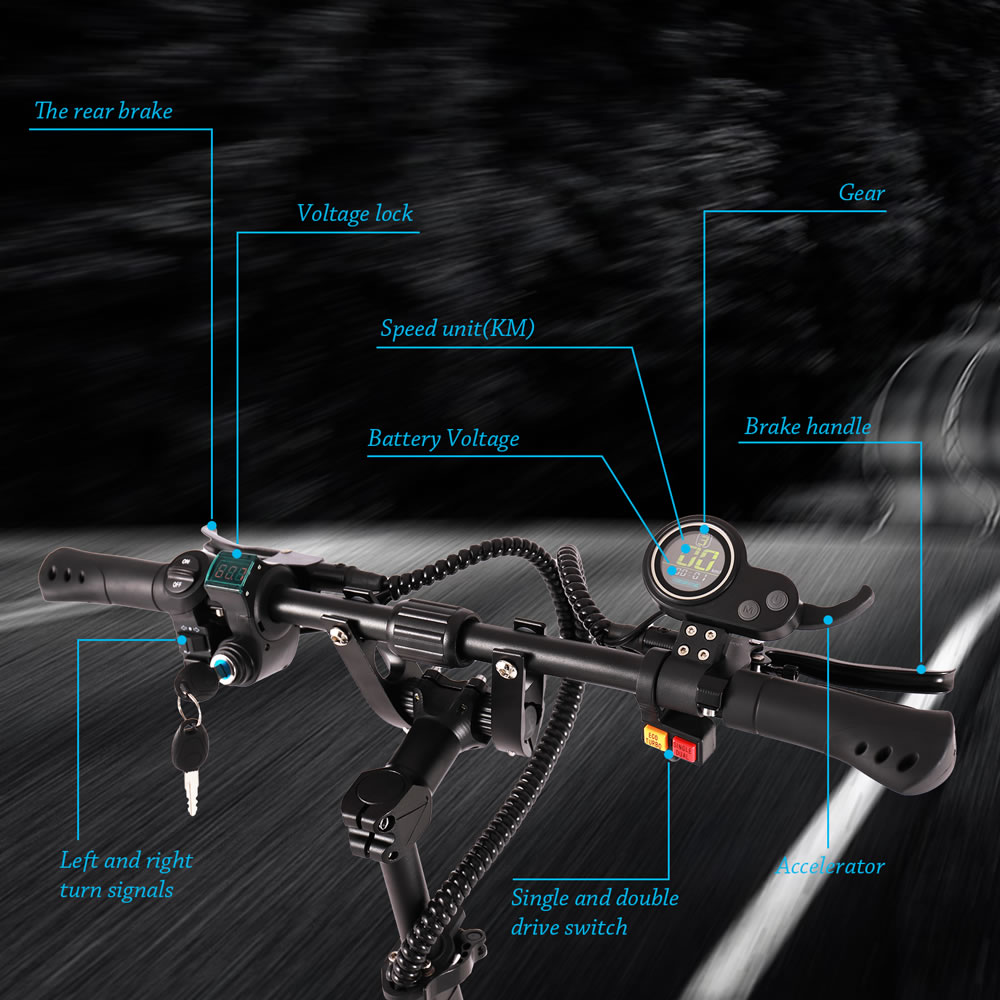 Trottinette électrique pour ad - 60V 5600W Dual Motor Electric Scooter avis et prix